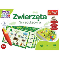 GRA PLANSZOWA EDUKACYJNA ZWIERZĘTA MAGICZNY OŁÓWEK TREFL 02111