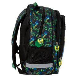 PLECAK SZKOLNY DLA CHŁOPCA DERFORM PI20 2w1 PIÓRNIK FOOTBALL PIŁKA NOŻNA