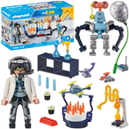 PLAYMOBIL NAUKOWIEC Z ROBOTAMI LABORATORIUM FIGURKI AKCESORIA MY LIFE 67 EL