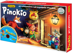 GRA PLANSZOWA PINOKIO CD BAJKI - ADAMIGO