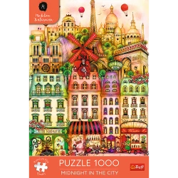 PUZZLE 1000 ELEMENTÓW O PÓŁNOCY W RZYMIE WŁOCHY UKŁADANKA TREFL 12072