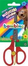 NOŻYCZKI BAMBINO Z ODBOJNIKIEM DLA PRAWORĘCZNYCH MAJEWSKI SZKOLNE - 10 szt.
