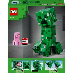 LEGO MINECRAFT CREEPER RUCHOMA FIGURKA DO BUDOWANIA 665 EL. 21276