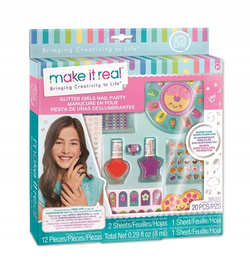 STUDIO KOSMETYCZNE DO MANICURE LAKIERY NAKLEJKI TIPSY MAKE IT REAL