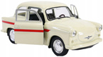 TRABANT P50/P60 KREMOWY METALOWY SAMOCHODZIK MODEL Z EPOKI PRL WELLY 1:34