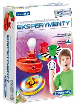 ZESTAW EKSPERYMENTÓW NAUKOWA ZABAWA CLEMENTONI