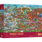 PUZZLE 1000 ELEMENTÓW TRÓJMIASTO UKŁADANKA 40-LECIE TREFL 10924