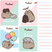 ZESZYT W 3 LINIE A5/32 KARTKI PUSHEEN KOTEK LAMINOWANY ZESTAW 4w1 UNIPAP