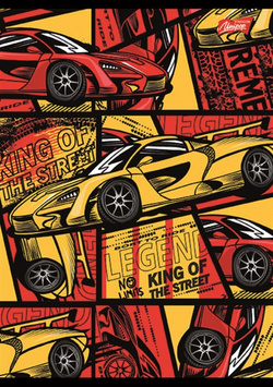 ZESZYT DO SŁÓWEK A6 KRATKA 16 KARTEK NOTATNIK SZKOLNY ST.MAJEWSKI - 8 sztuk