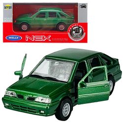 POLONEZ CARO PLUS METALOWY SAMOCHODZIK MODEL Z EPOKI PRL WELLY 1:34 ZIELONY