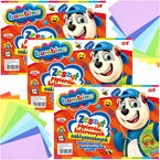 ZESZYT PAPIERÓW KOLOROWYCH BAMBINO NABŁYSZCZANYCH A4 WYCINANKA - 3 szt.