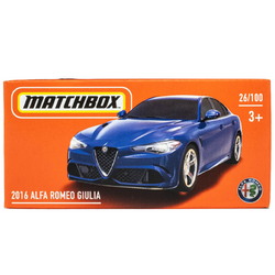 ALFA ROMEO GIULIA 2016 SAMOCHÓD AUTO MODEL KOLEKCJONERSKI 1:64 MATCHBOX