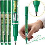 CIENKOPIS FOLIOPIS MARKER PERMANENTNY 0,6mm PENTEL NF450 ZIELONY - 3 szt.