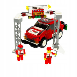 KLOCKI KONSTRUKCYJNE 255EL SAMOCHÓD WYŚCIGÓWKA TOR