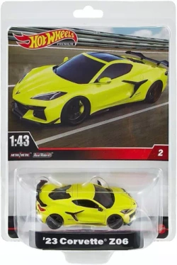 HOT WHEELS PREMIUM CORVETTE Z06 '23 1:43 SAMOCHÓD METALOWY REAL RIDERS