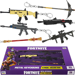 FORTNITE BROŃ FIGURKI METALOWE ZBIERAKI KARABINY SHOTGUN KILOF