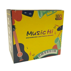 ZESTAW KARAOKE DLA DZIECI GŁOŚNIK + MIKROFON BLUETOOTH K18 LED RGB RÓŻOWY