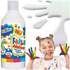 FARBA PLAKATOWA SZKOLNA BAMBINO 500 ml W BUTELCE MAJEWSKI BIAŁA