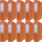 SEGREGATOR A4/75mm OFFICE PRODUCTS Z DŹWIGNIĄ PP POMARAŃCZOWY 10 SZTUK