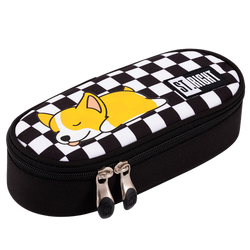 PIÓRNIK SZKOLNY SASZETKA USZTYWNIONA MAJEWSKI ST.RIGHT SZACHOWNICA CORGI