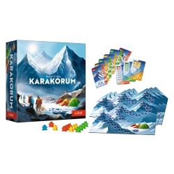 GRA PLANSZOWA KARAKORUM PRZEWODNIK GÓRSKI RODZINNA 4 PLANSZE TREFL