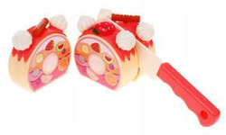 DUŻY TORT DO KROJENIA, AKCESORIA ŚWIATŁO I DŻWIĘKI