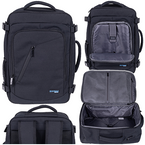 PLECAK NA LAPTOPA DONAU TRAVEL WARSAW 23L USB+KABEL CZARNY NIEPRZEMAKALNY