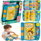 INTERAKTYWNA KSIĄŻECZKA EDUKACYJNA MÓWIĄCA PL QUIZ EFEKTY DŹWIĘKOWE WINFUN