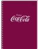 KOŁOZESZYT NOTES A6 80 KARTEK W KRATKĘ NA SPIRALI COCA COLA INTERDRUK