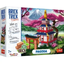 KLOCKI BRICK TRICK! TRAVEL BUDUJ Z CEGŁY PAGODA KLOCKI CERAMICZNE TREFL
