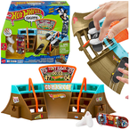 HOT WHEELS SKATEPARK STADION FINGERBOARD DESKOROLKA Z BUTAMI MATTEL