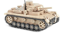 KLOCKI COBI NIEMIECKI CZOŁG PANZER III WW2 2712