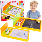 TABLICA DWUSTRONNA KREDOWA ZMAZYWALNA POJEMNIK NA PRZYBORY PISAKI ASKATO