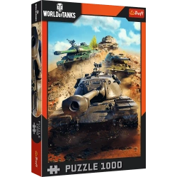 PUZZLE 1000 ELEMENTÓW WORLD OF TANKS: CZOŁGI W BOJU UKŁADANKA TREFL 10943