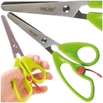 NOŻYCZKI DLA DZIECI SZKOLNE Z ODBOJNIKIEM AMORTYZATOREM MOTYLKI MILAN