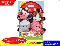 MASKOTKI PACYNKI FARMA ZWIERZĄTKA MELISSA AND DOUG
