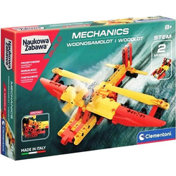 KLOCKI KONSTRUKCYJNE MECHANICS WODNOSAMOLOT I WODOLOT 130 EL. CLEMENTONI