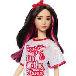 BARBIE FASHIONISTAS LALKA MODOWA TWIST 'N TURNLOOK BRUNETKA MATTEL