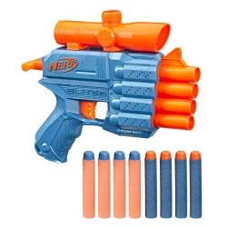 NERF ELITE 2.0 PROSPECT QS-4 WYRZUTNIA PISOTLET Z LUNETĄ 8 STRZAŁEK HASBRO