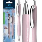 DŁUGOPIS SCHNEIDER SLIDER RAVE XB PERŁOWY GŁADKO PISZĄCY NIEBIESKI TUSZ