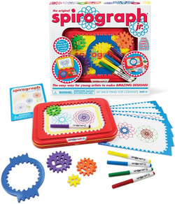 SPIROGRAF JUNIOR ZESTAW KREATWYNY ARTYSTYCZNY DO RYSOWANIA SPIROGRAPH