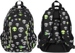 3w1 PLECAK BP-26 STRIGHT ALIENS ODBLASKOWI KOSMICI