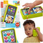 SMARTFON TELEFON INTERAKTYWNY EDUKACYJNY 2w1 NAUKA LICZENIA FISHER PRICE