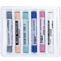 PASTELE SUCHE ZESTAW ARTYSTYCZNY KOH-I-NOOR TOISON DOR KREDKI 18 KOLORÓW