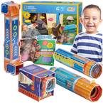 PUZZLE 3D AKTYWNOŚCI Z KOLORAMI I ŚWIATŁEM NATIONAL GEOGRAPHIC CUBIC FUN