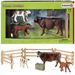 SCHLEICH FARM WORLD KROWA I DWA CIELAKI ZESTAW FIGUREK Z AKCESORIAMI 42392