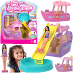 BARBIE LALECZKA JACHT ŁÓDKA ZE ZJEŻDŻALNIĄ STATEK ZMIENIA KOLOR MATTEL