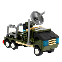 KLOCKI KONSTRUKCYJNE 105 EL. SAMOCHÓD WOJSKOWY RADAR MILITARIA AB3010