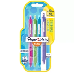 DŁUGOPIS AUTOMATYCZNY KULKOWY PAPER MATE INKJOY 300RT 1mm 4 KOLORY 