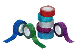 TAŚMA SAMOPRZYLEPNA DEKORACYJNA BROKATOWA 5m ASTRA NIEBIESKA